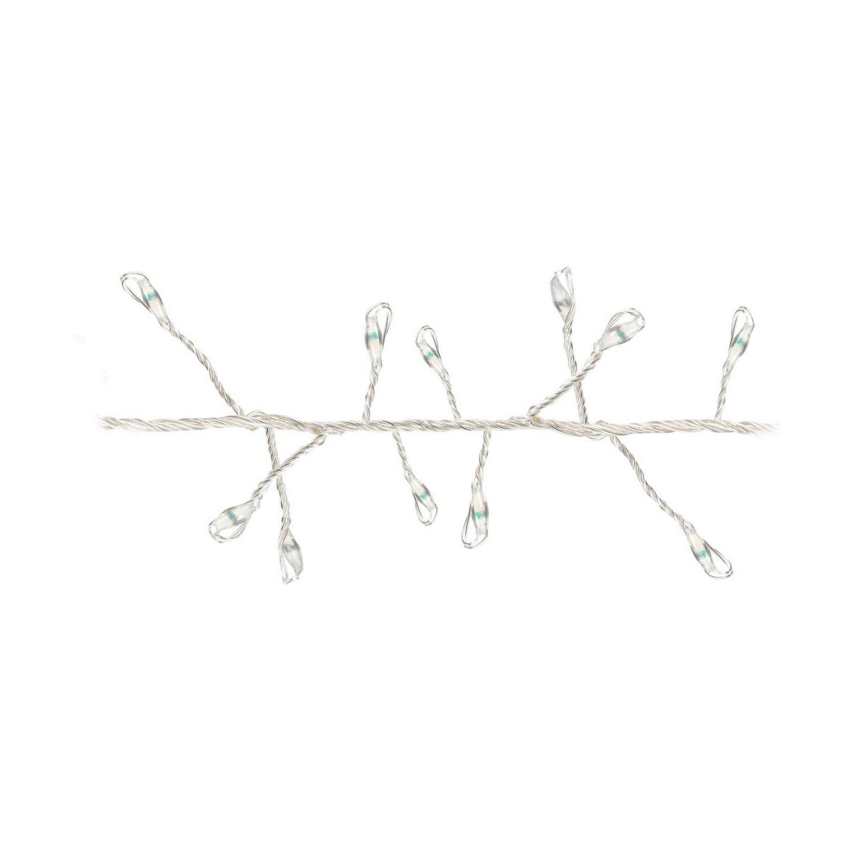 LED-lichtkrans Transparant 1,5 m